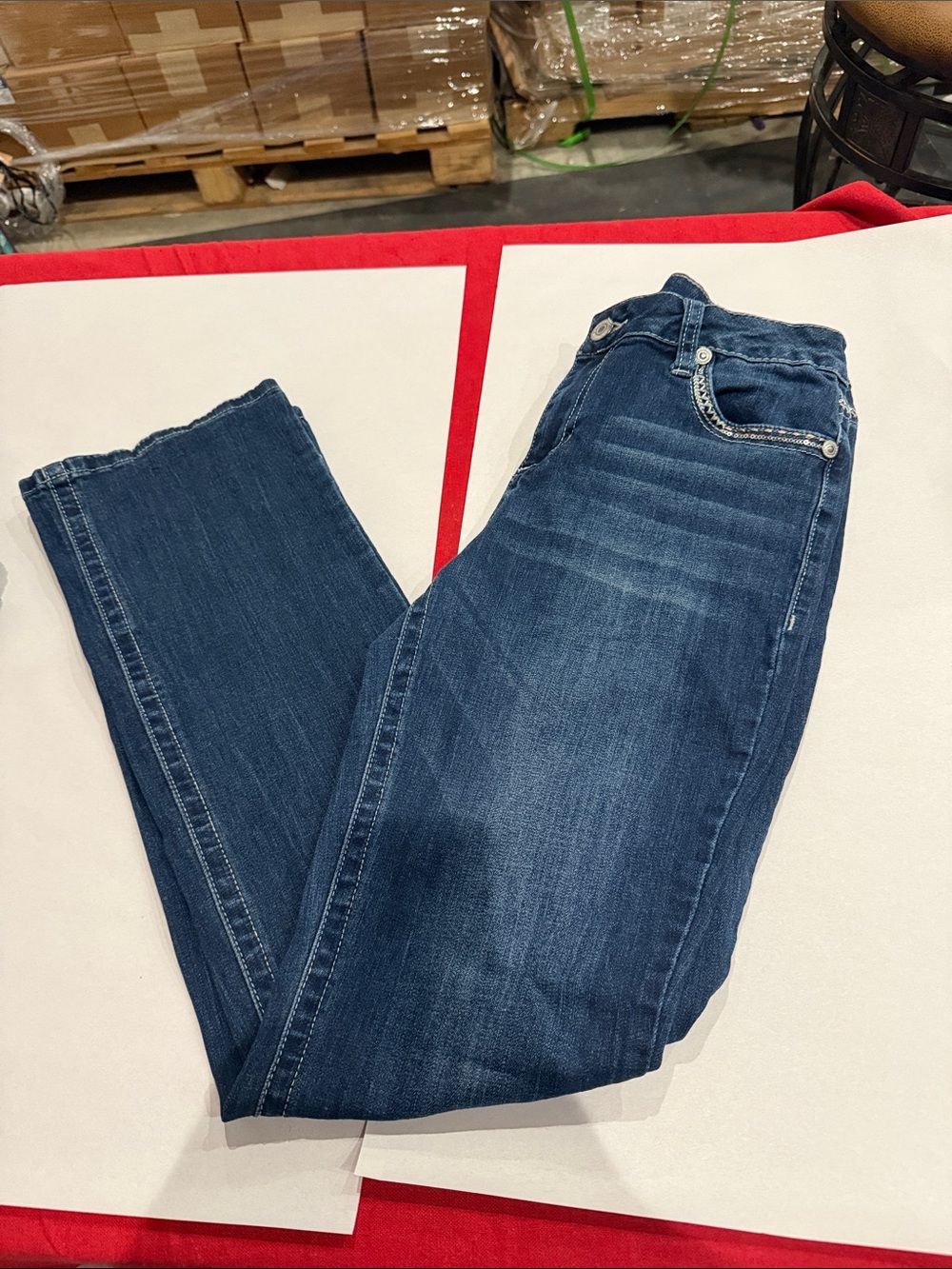 Maurices Women’s Dark Indigo Skinny Jeans